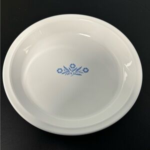 Vintage Corning Ware P-309 ~ 9 inch Pie Plate Blue Cornflower